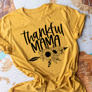 Thankful Mama Graphic Tee 🌻✨