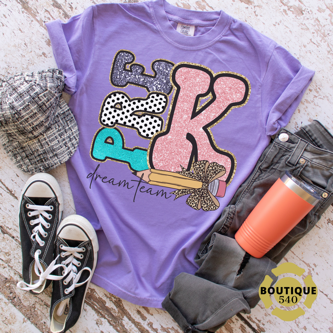 Pre-K to 6th Grade Dream Team Tee