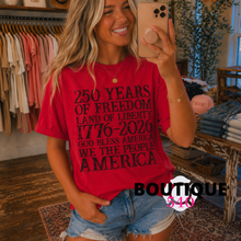 Load image into Gallery viewer, 250 Years of Freedom Vintage Tee 🇺🇸
