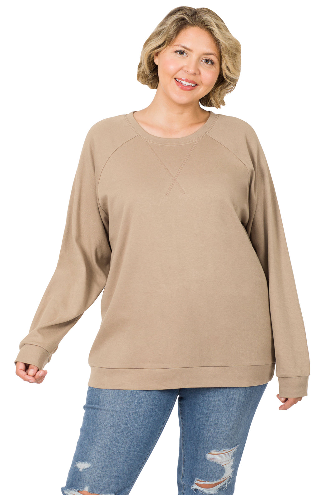 ROUND NECK PULLOVER