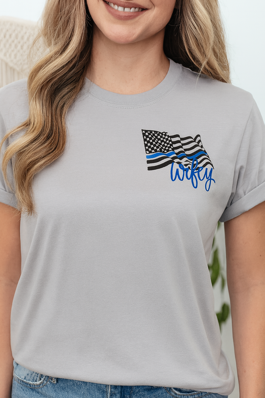 Wifey Embroidered Comfort Colors Tee 💕