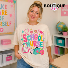 Load image into Gallery viewer, School Nurse Graphic Tee
