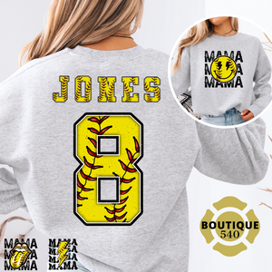 Custom Softball Mama
