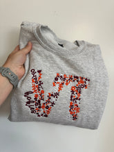Load image into Gallery viewer, VT Floral Embroidered Crewneck
