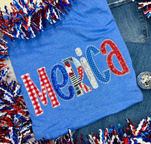 Load image into Gallery viewer, MERICA Embroidered Tee
