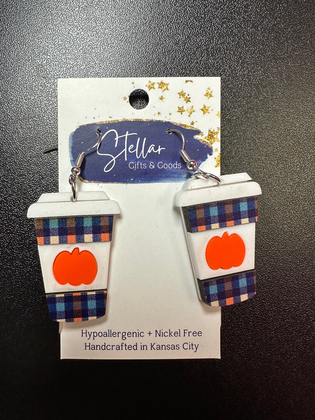 Pumpkin Spice Latte Dangles