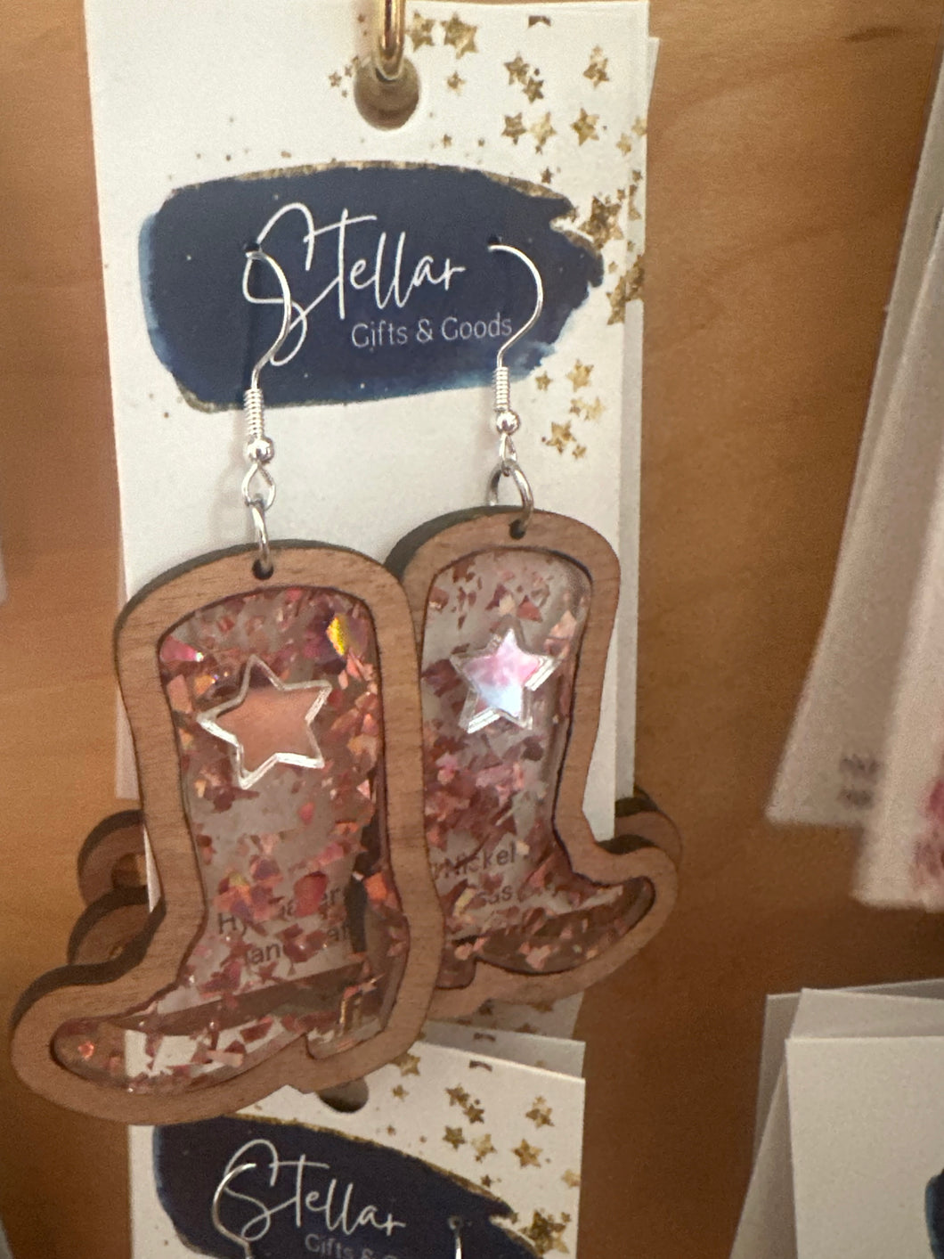 Rose Gold Glitter Cowboy Boots