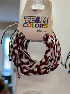Team Colors Braided Bracelet