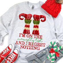 Load image into Gallery viewer, Naughty List Faux Yarn  🎅😉
