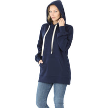 Load image into Gallery viewer, OVERSIZED HOODIE LONGLINE SWEATSHIRT
