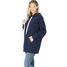 Load image into Gallery viewer, OVERSIZED HOODIE LONGLINE SWEATSHIRT
