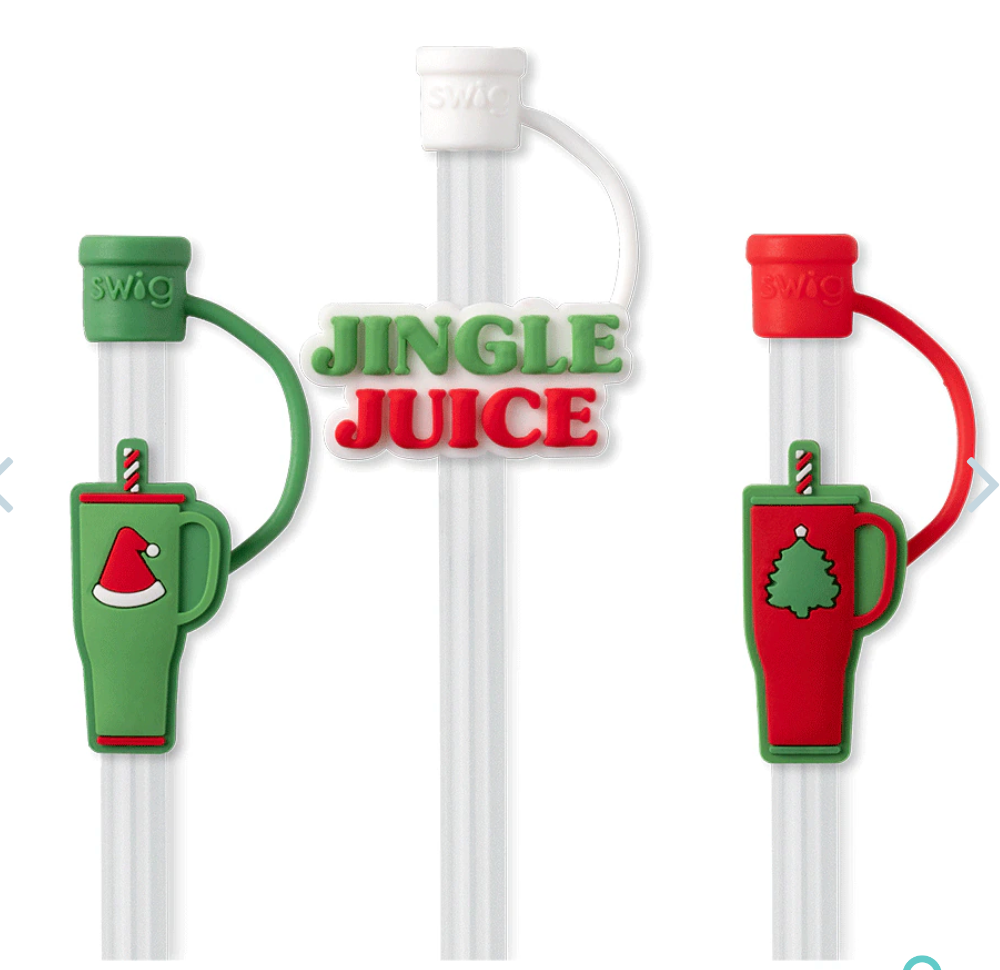 Mega Mug Christmas Straw Topper Set