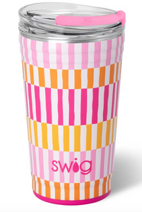 Sherbet Stripe Party Cup 24oz