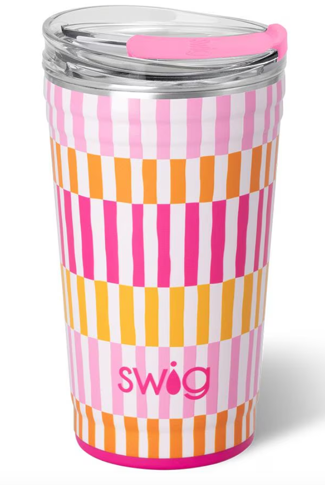 Sherbet Stripe Party Cup 24oz