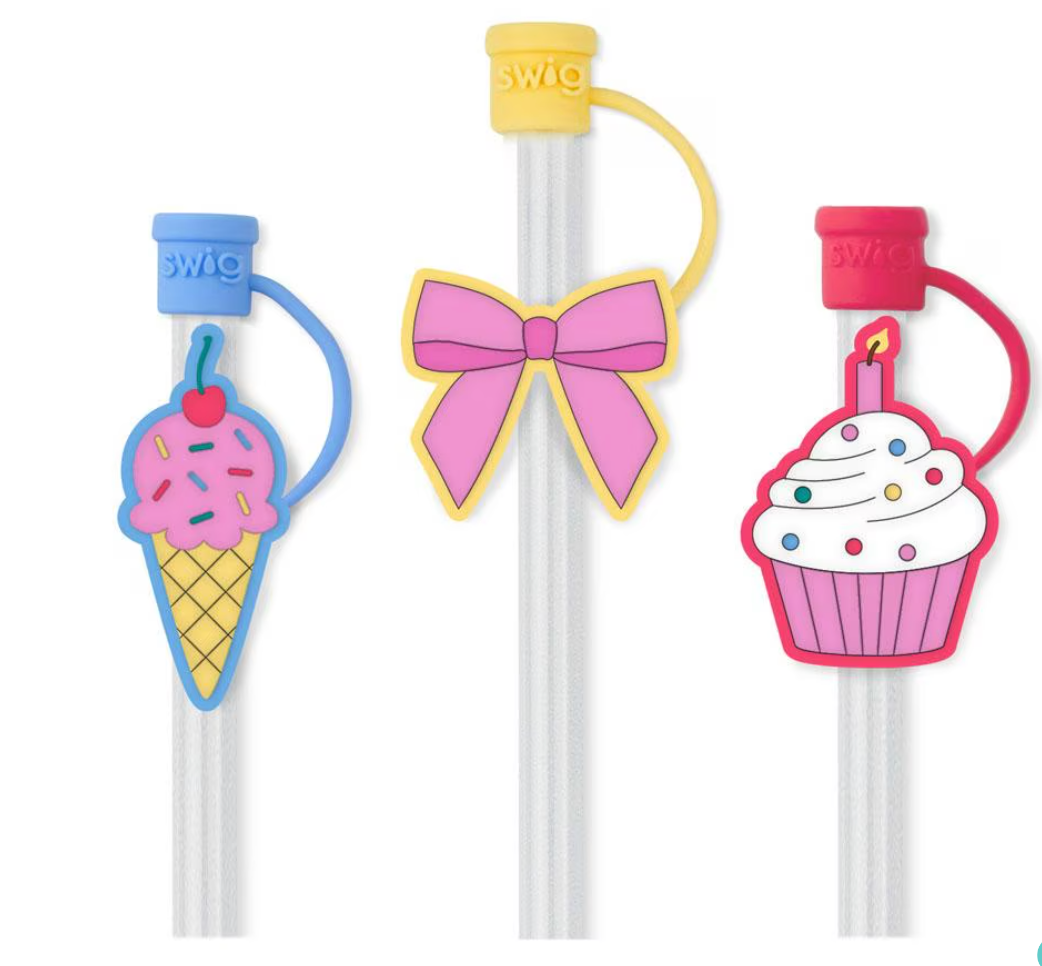 Scoop There It Is Straw Topper Set