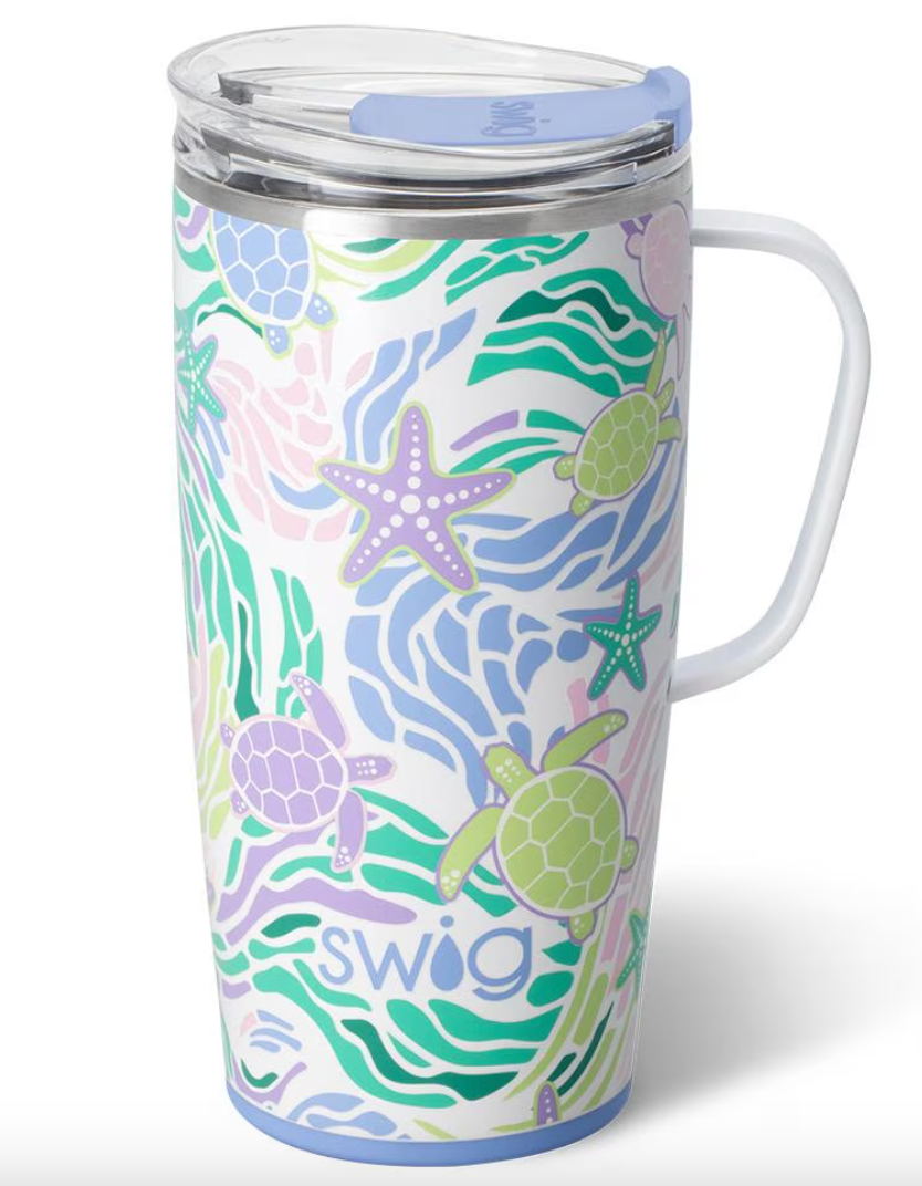 Sea Swirl Travel Mug 22oz