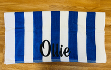 Load image into Gallery viewer, Monogrammed Beach Towels

