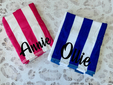 Load image into Gallery viewer, Monogrammed Beach Towels
