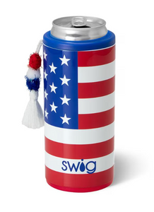 All American Skinny Can Cooler 12oz