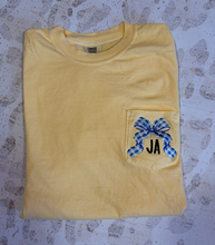 Load image into Gallery viewer, Monogram Bow Embroidered Tee
