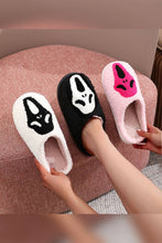 Load image into Gallery viewer, Halloween Ghost Fleece Slipper ZK1955: Black / 9.5

