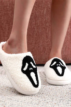 Load image into Gallery viewer, Halloween Ghost Fleece Slipper ZK1955: Black / 9.5
