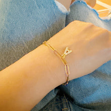 Load image into Gallery viewer, Oh Simple Initial Chain Bracelet: H
