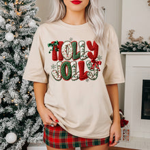 Load image into Gallery viewer, 🎄 Faux Yarn Holly Jolly Bow
