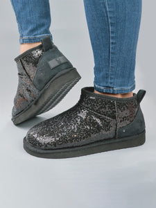 Simply Southern Metallic Black Booties