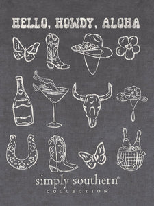 Hello Howdy Aloha Tee