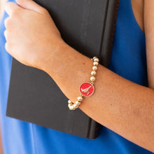 Load image into Gallery viewer, Red Cardinal Bracelet
