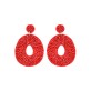 Red Caroline Earrings