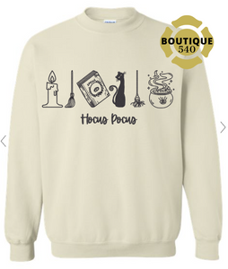 🕯️ Hocus Pocus Icon Crewneck 🖤✨