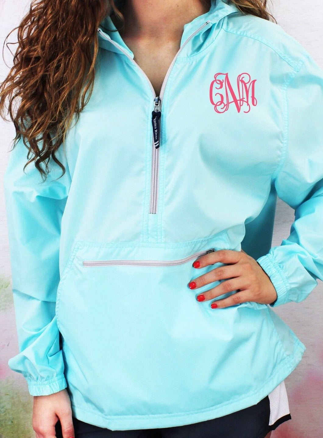 Monogrammed Pack N Go Rain Jacket
