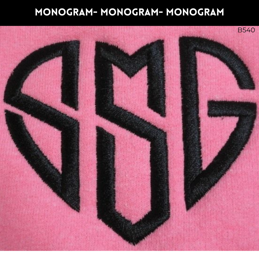 Heart Shaped Monogram Tee