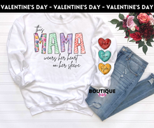 Load image into Gallery viewer, Watercolor Mama Heart on Sleeve
